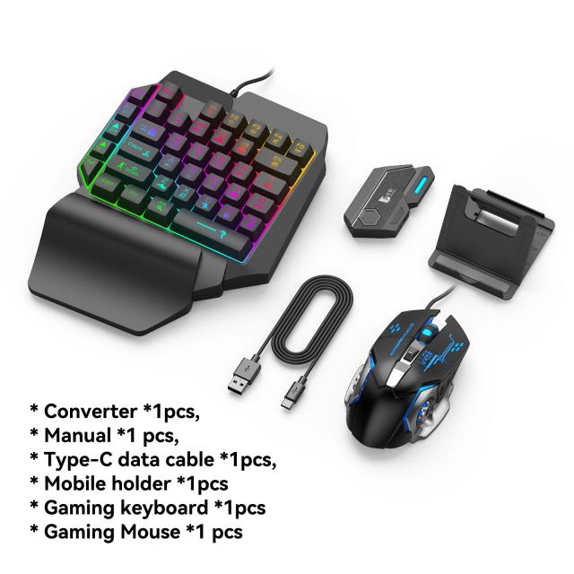 モバイルゲームコンバーターキーボードマウスセット/シングル