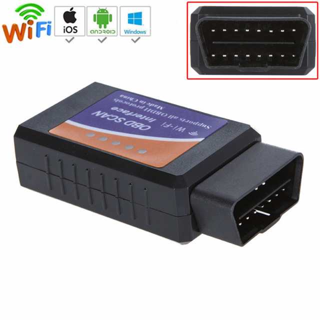 Elm 327 Wifi V1 5 Obd2 Obdii車診断スキャナpic18f25k80チップobd 2自動コードリーダーandroid Ios 診断ツールの通販はau Pay マーケット キキ屋