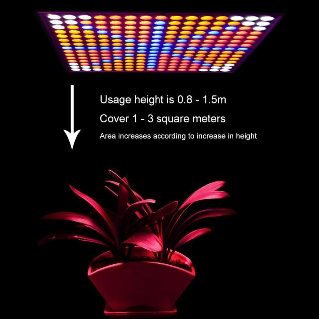 45W 225ビーズLED四角植物成長ランプAC85?265V家庭園芸生態光ガーデンツール 45W 225個のLED AC85?265VのLEDの植物花植物のためのスポットライトの