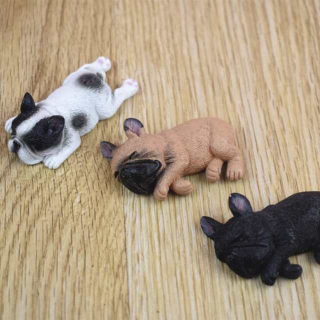 かわいい樹脂睡眠フレンチブルドッグオーナメントクリエイティブな犬の装飾の通販はau Pay マーケット エビの家