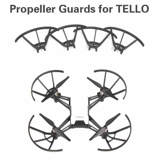 4pcs / set DJI TELLOプロペラガードプロテクターDJI TELLO Droneの