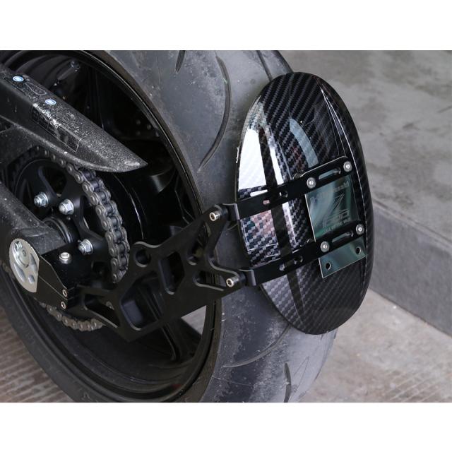 川崎Z1000用Z1000SX 2010  -  2017ブラックアルミ製オートバイリアフェンダーの通販は 10,547円