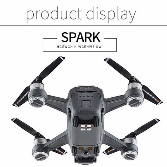 DJI SPARK 4730F LEDライトプロペラクイックリリース折りたたみ式