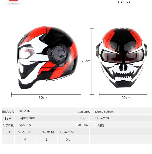 ファッションスタイルフルフェイスオートバイヘルメットユニークなヴィンテージレトロレーサーヘッドプロテクターモトヘルメットの通販はau Pay マーケット キキ屋