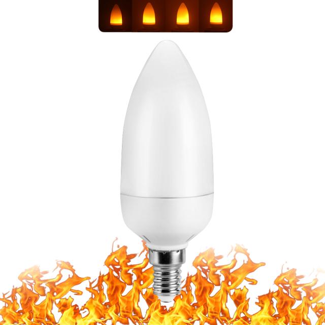 LEDの家の装飾E12 / E14 85-265Vの炎の電球のキャンドルライトを