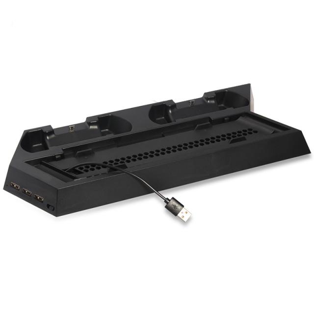 PS4 PRO 本体 充電ドック スタンド付き PS4 Proスリムスタンド用垂直冷却コントローラ充電器充電ステーション