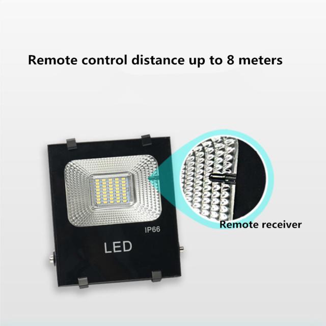 LED防水ソーラープロジェクションランプリモコン+ライトコントロールの