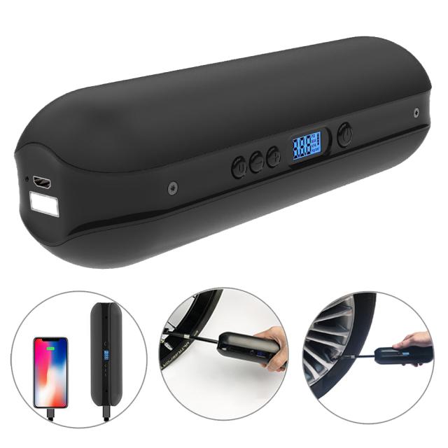 150psiバイク電動インフレータ自転車サイクル空気圧ポンプ充電式コードレスタイヤポンプ