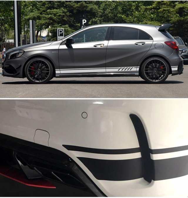 正規品　メルセデス　ベンツ　A45 AMG サイドデカール　黒