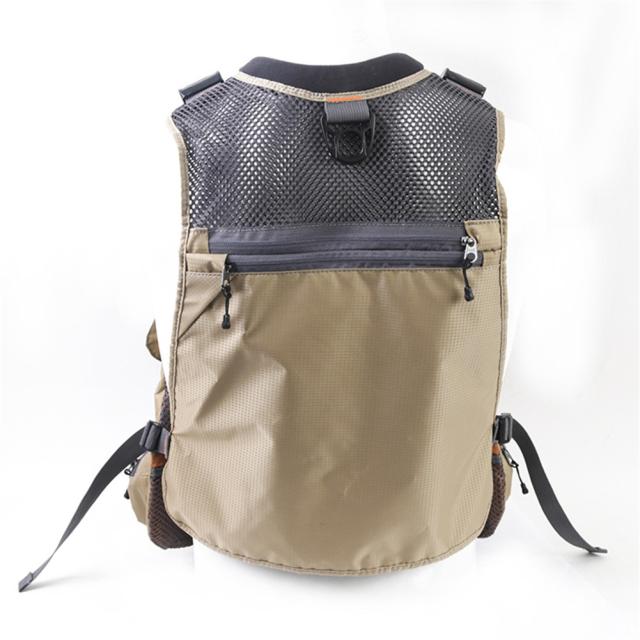 キャンプの釣りのための屋外の多機能通気性メッシュ布釣りベスト