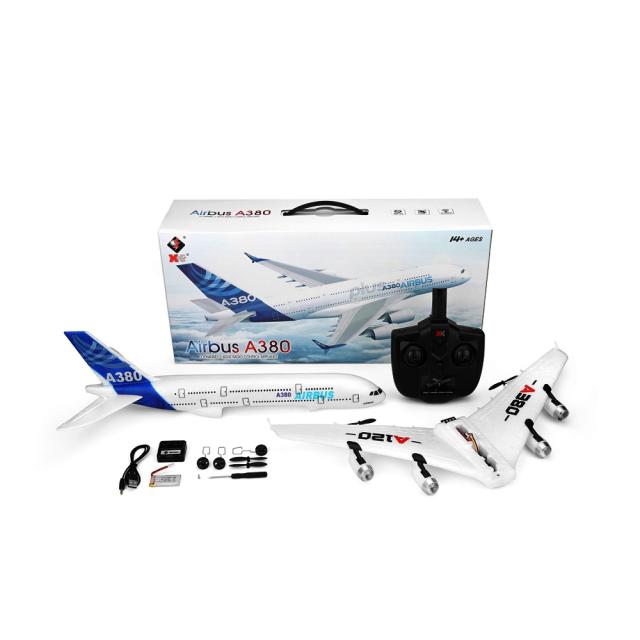 WLTOYS A120-A380エアバス510mm翼幅2.4GHz 3CH RC飛行機固定翼