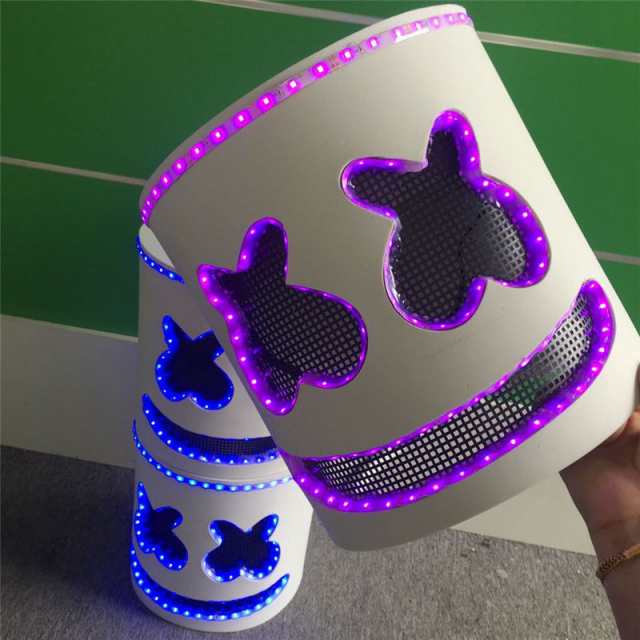 LED高品質】マシュメロ マスク marshmello - ミュージシャン