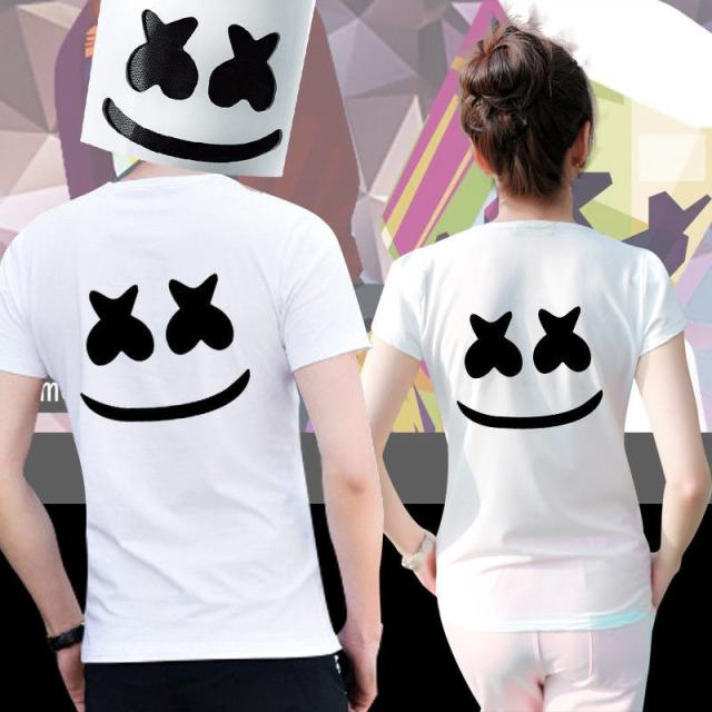 LED MarshMello DJマスクフルヘッドヘルメットコスプレマシュマロ