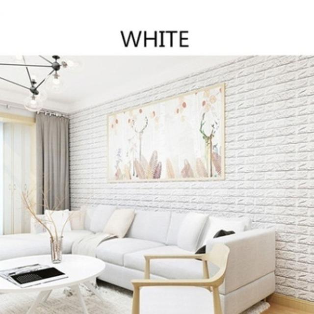 研究室のための10個の3Dレンガの穀物の自己接着泡の壁のステッカー