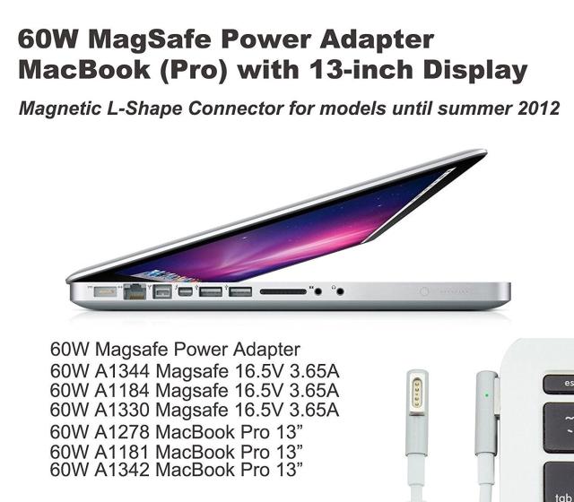 MacBook Pro (13-inch, Early 2011) 　充電器付 Amazon.co.jp: Junzhi Macbook Pro 互換 充電器 60W L 型【PSE