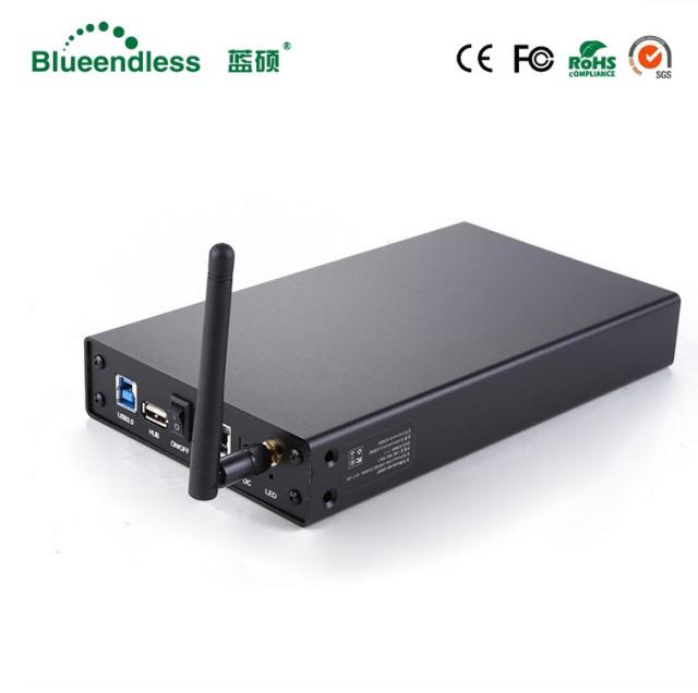 外付けハードディスク・ドライブ NAS NETWORK ATTACHED STORAGE NAS-453-G RJ45外付けハードドライブケースNas WifiアンテナワイヤレスWifi