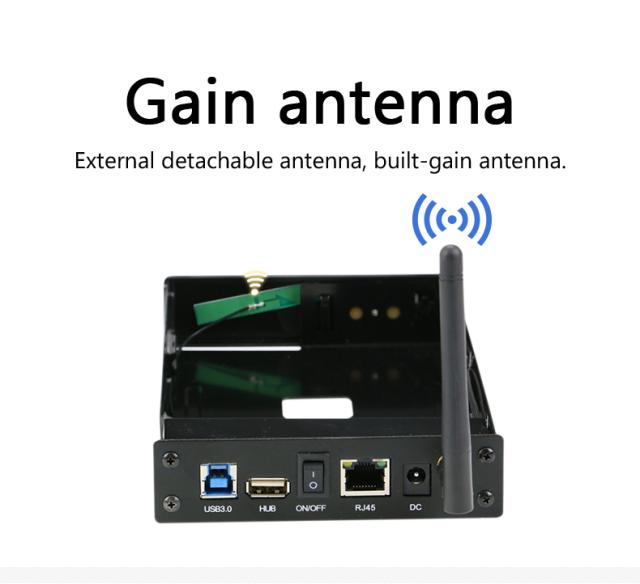 RJ45外付けハードドライブケースNas WifiアンテナワイヤレスWifi