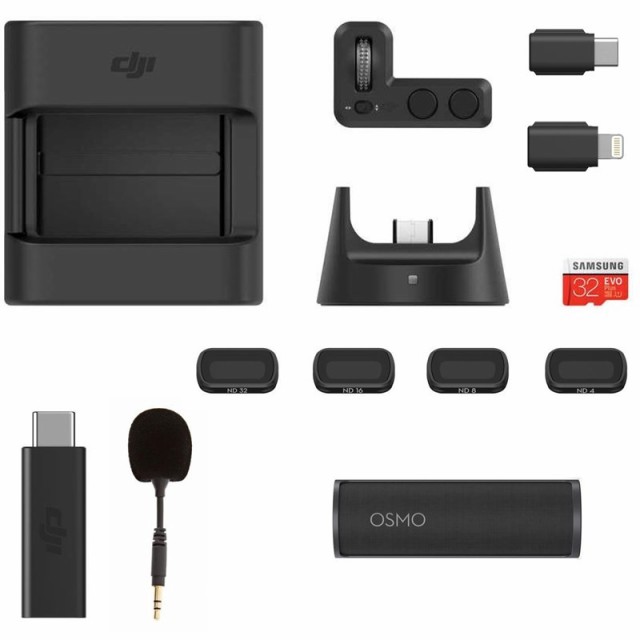 Osmo Pocket Expansion Kit充電ケースNDフィルターセット3.5mm