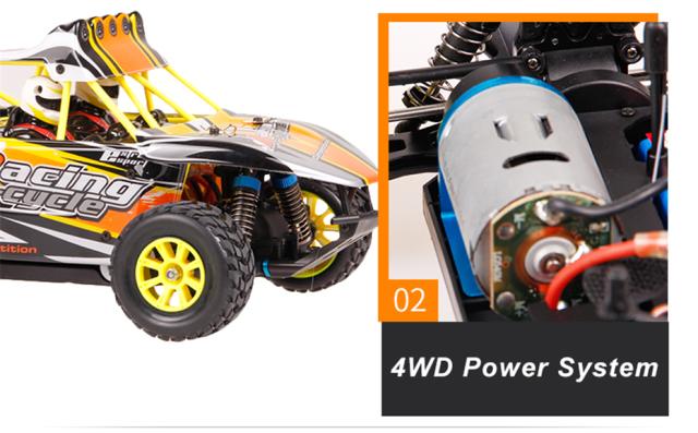Wltoys K929-B高速70KM / H RCカー1:18 4WDオフロードRCドリフトカー