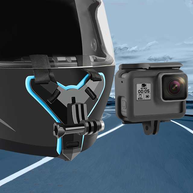 GOPRO Hero7 5 Yi Sargo SJカメラ用のオートバイヘルメットカメラ ...