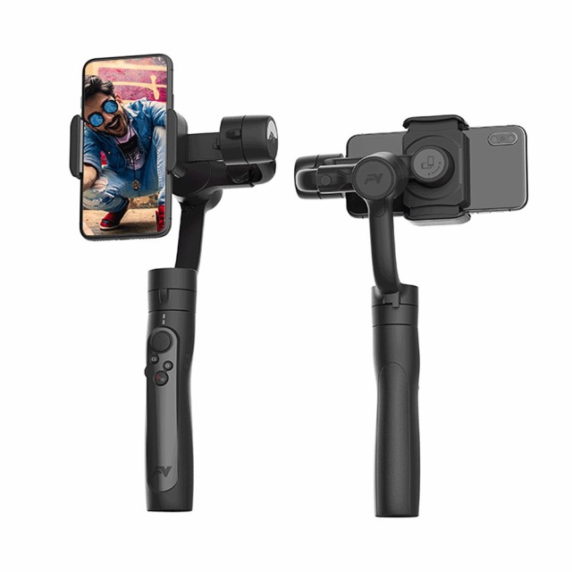 MOZA MINI-S 3軸折りたたみ式ポケットサイズハンドヘルドジンバルスタビライザーfor iPhone XスマートフォンGoPro