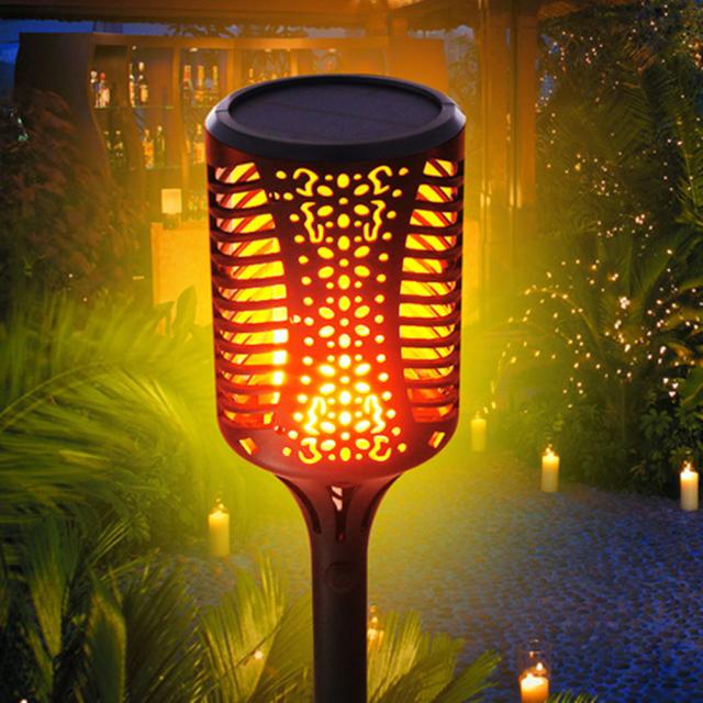 99LEDs IP形のワイン?ボトルの形の太陽炎ランプの庭の芝生の装飾を防水します