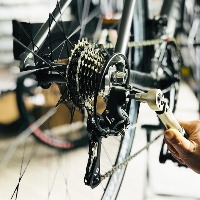 バイクハンド自転車修理ツールキットバイクトルクレンチアレンキーツールソケットセットロードMTBバイクツール1/4 ``トルクフィックスセット2-24 NM_3