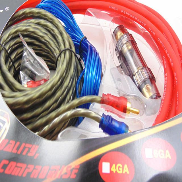 アンプサブウーファースピーカーインストール8GA 5m電源ケーブル