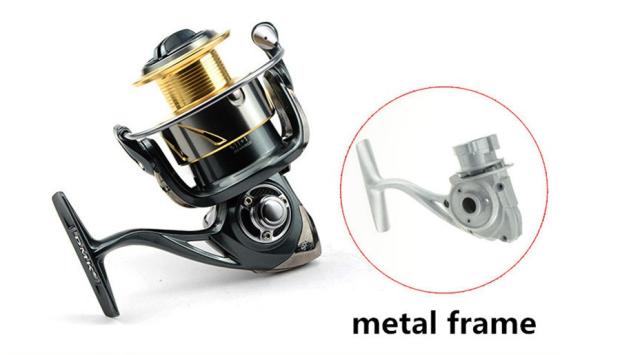 800-5000サイズスプーンスピニングフィッシングリール5.2：1/9 + 1BBフルメタルソルトウォータースピニングリール 800-5000サイズスプーンスピニングフィッシングリール5.2：1/9 + 1BB