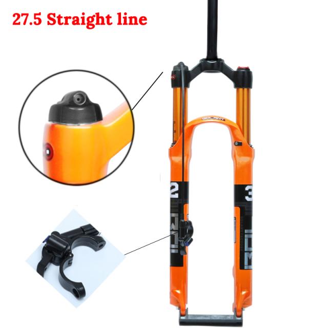 Bolany MTB自転車フォークマグネシウム合金エアサスペンション26 27.5 29インチ32 HL RL100mm自転車フォークロックアウト用自転車アクセサリー_5