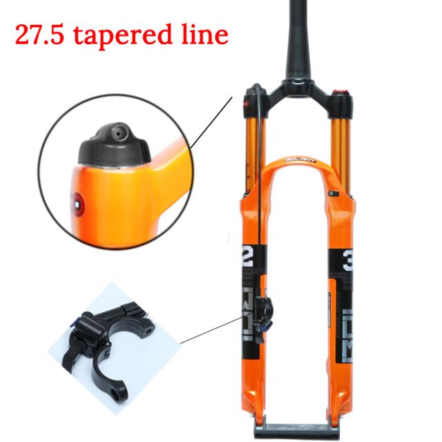 Bolany MTB自転車フォークマグネシウム合金エアサスペンション26 27.5 29インチ32 HL RL100mm自転車フォークロックアウト用自転車アクセサリー_6