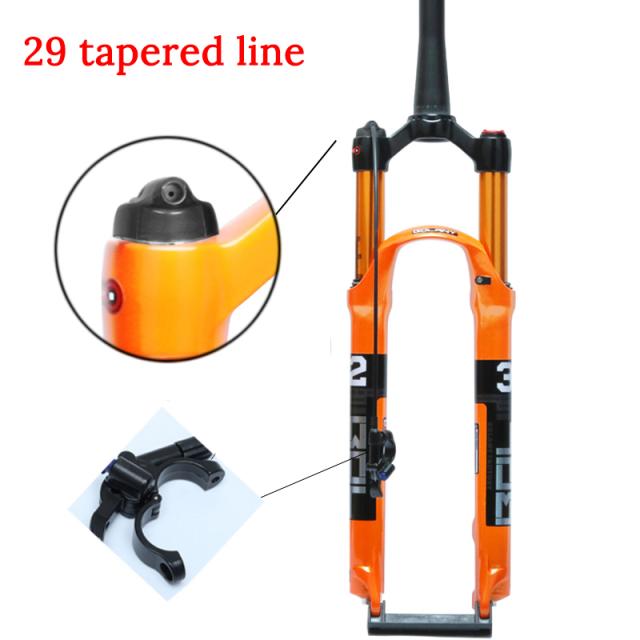 Bolany MTB自転車フォークマグネシウム合金エアサスペンション26 27.5 29インチ32 HL RL100mm自転車フォークロックアウト用自転車アクセサリー_8