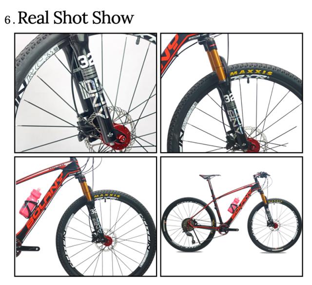 Bolany MTB自転車フォークマグネシウム合金エアサスペンション26 27.5