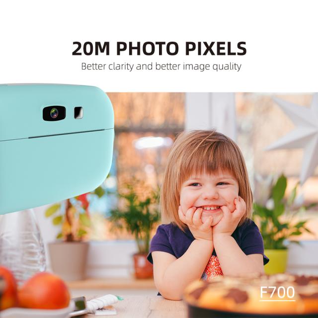 子供カメラ かわいい 高精細 インスタント 写真印刷 ポラロイドカメラ_2