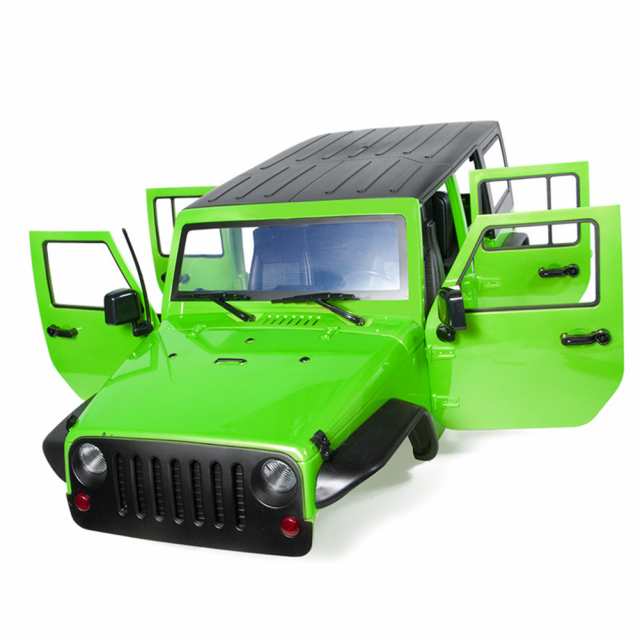 1/10 RCクローラーアキシャルSCX11 SCX10 90046  90047ジープラングラー用未組み立て12.3インチ313mmホイールベースボディシェル｜au PAY マーケット