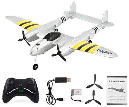 FX-816第二次世界大戦空軍P38 RC飛行機2.4 GHz 2CH RC航空機固定