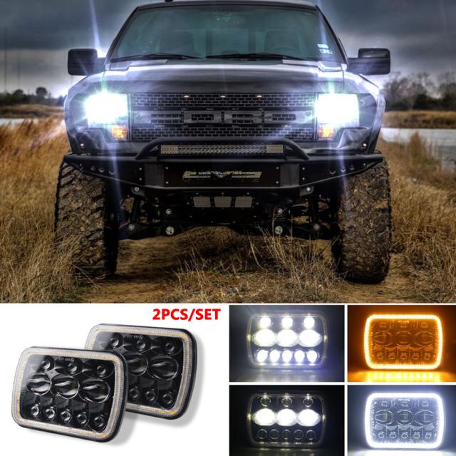 ジープラングラー500 W 30000LM 7インチLEDヘッドライト用5X7 / 7X6