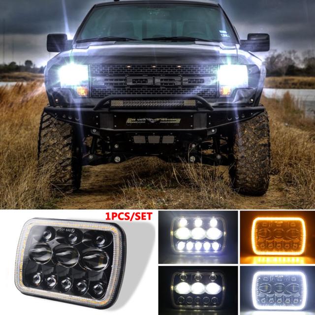 ジープラングラー500 W 30000LM 7インチLEDヘッドライト用5X7 / 7X6