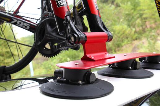 車のルーフバイクラックキットMTB自転車フォークスタンドキャリア吸引