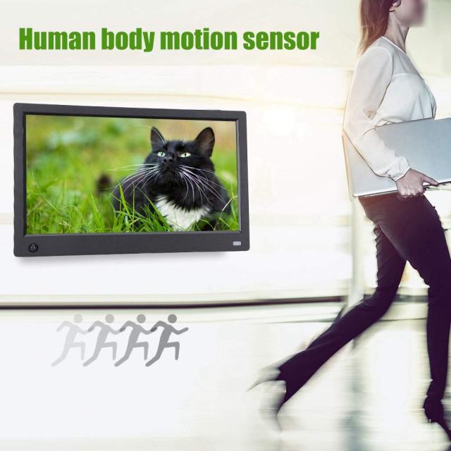 モーションセンサー付き11.6インチHD LEDフォトフレームデジタルフォト