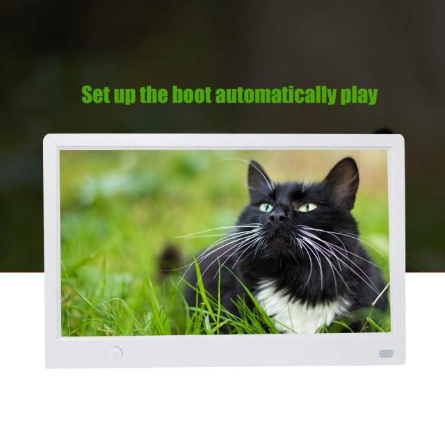 モーションセンサー付き11.6インチHD LEDフォトフレームデジタルフォト