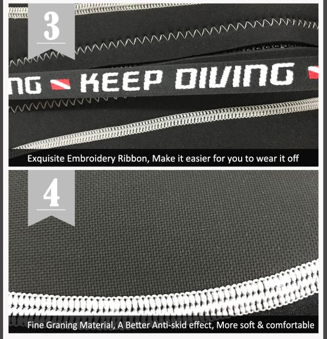 3mmネオプレンウェットスーツワンピースクローズボディーダイビング