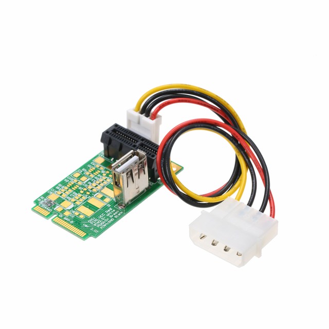 生産テスト用の4ピン電源コード付きミニPCIe-PCI Express 4x 8x 生産テスト用の4ピン電源コード付きミニPCIe-PCI Express 4x 8x