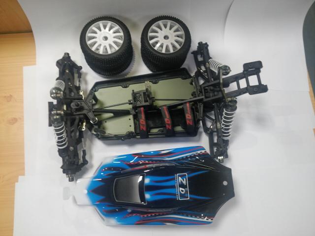 ZDレーシング9072 1/8 2.4G 4WDブラシレス電動バギー高速80km