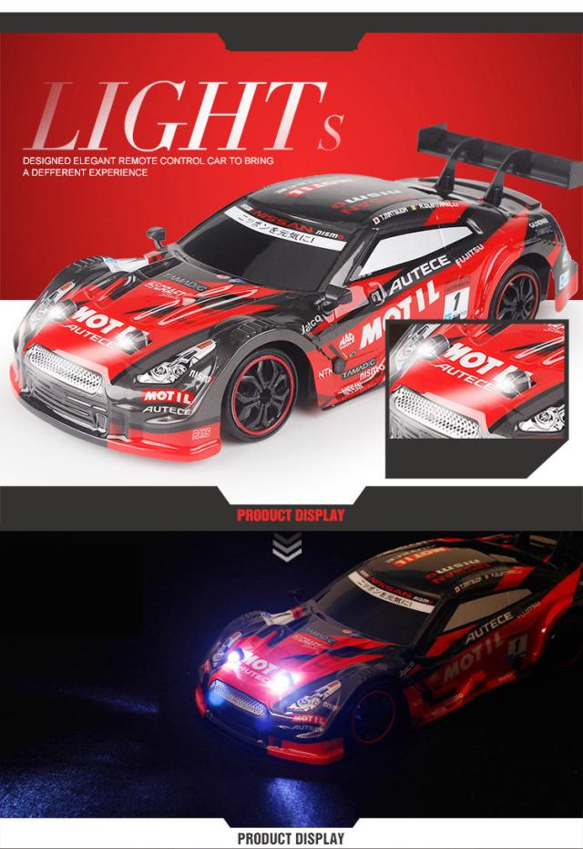 1:18 高速 ドリフト レーシング カー 2.4G オフロードリモート