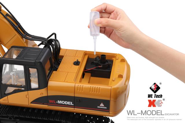 wltoys 16800 excavator ショベルカー Die-Cast Metal Wltoys 16800 RC Excavator 1/16 Scale 2.4G