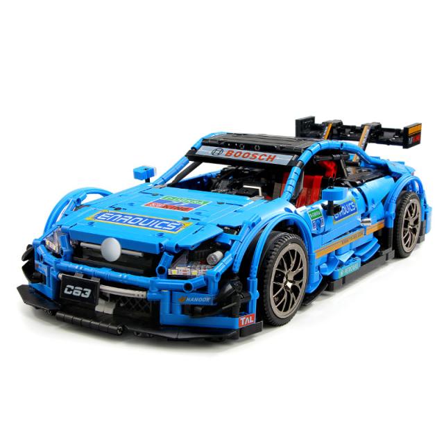 金型キング13073 C63テクノロジーシリーズ1970ピース互換MOC-6687 APPプログラミングリモートコントロールRCカーセットビルディングブロックおもちゃ_8