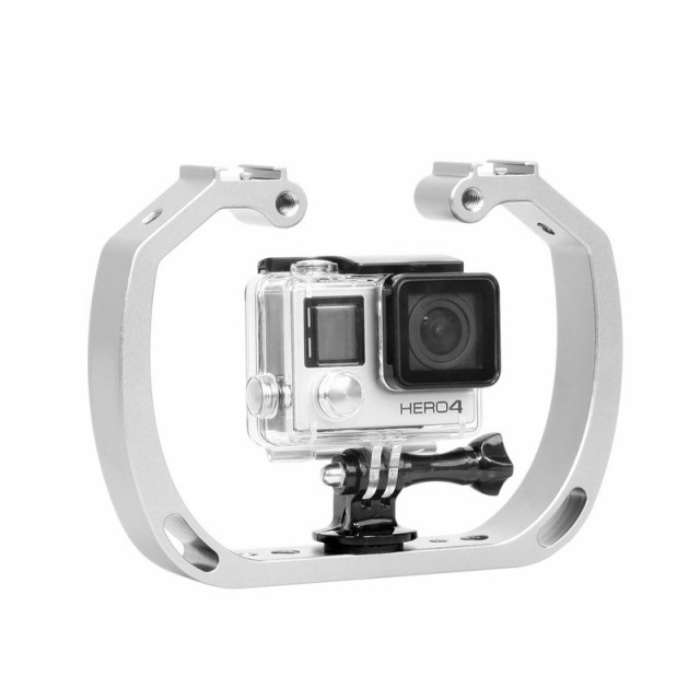 Gopro カメラブラケット ダブルアームハンド ヘルドサポート