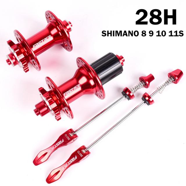 Fastace Hub DA201シールドベアリングディスクブレーキ24 28 32穴MTBマウンテンバイクハブ8 9 10 11スピード自転車ハブ_15