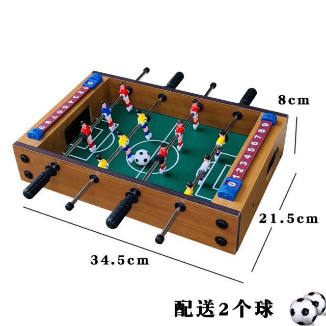 子供大人のための小型デスクトップのフットボール機械4本の棒の木の